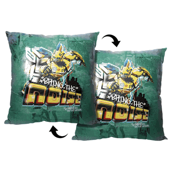 Hasbro Transformers: Rise Of The Beasts Bumblebee In The House Throw Pillow 18x18 Inches
