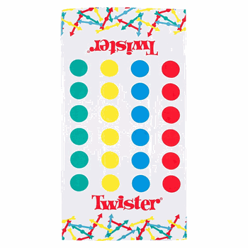 Hasbro Twister Twister Board Beach Towel 30x60 Inches
