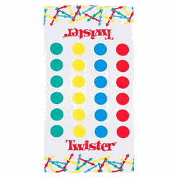 Hasbro Twister Twister Board Beach Towel 30x60 Inches