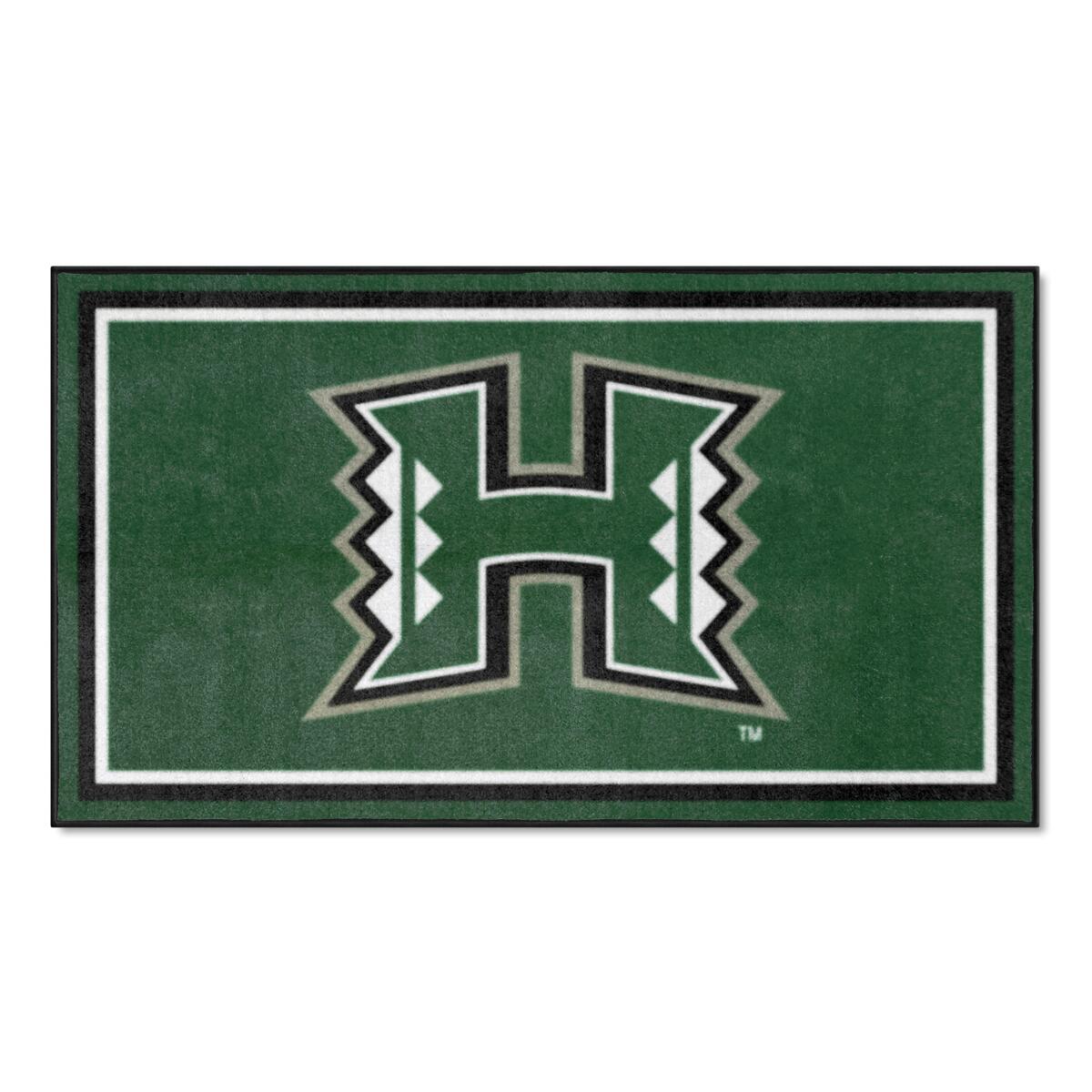 Hawaii Warriors Plush Area Rug