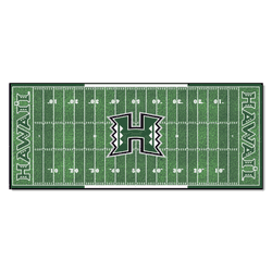 Hawaii Warriors Field Runner Mat - 30in. x 72in.