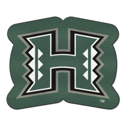 Hawaii Warriors Mascot Rug