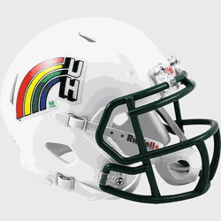 Hawaii Warriors NCAA Mini Speed Football Helmet Retro