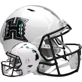 Hawaii Warriors Speed Full Size Replica Football Helmet White
