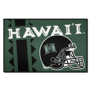 Hawaii Warriors Starter Mat Accent Rug - 19in. x 30in., Uniform Design