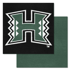 Hawaii Warriors Team Carpet Tiles - 45 Sq Ft.
