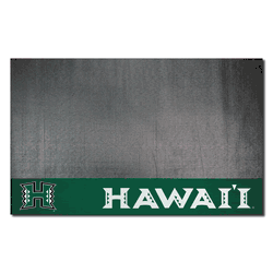 Hawaii Warriors Vinyl Grill Mat - 26in. x 42in.