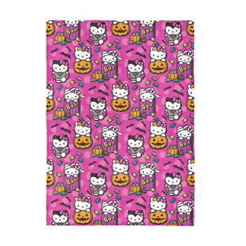 Hello Kitty Monster Meows Silk Touch Throw Blanket 50x70 inches