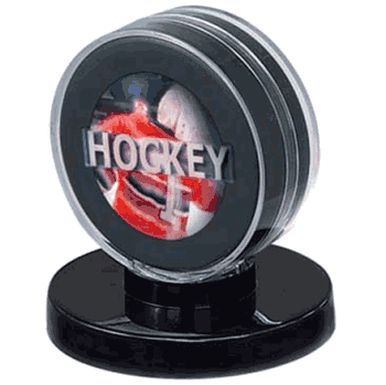 Hockey Puck Holder - Black Base