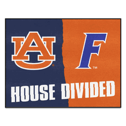 House Divided - Auburn / Florida House Divided House Divided Rug - 34 in. x 42.5 in.