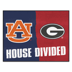 House Divided - Auburn / Georgia House Divided House Divided Rug - 34 in. x 42.5 in.