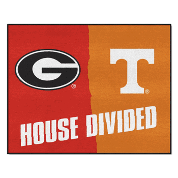 House Divided - Georgia / Tennessee House Divided House Divided Rug - 34 in. x 42.5 in.