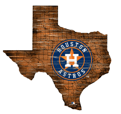 Houston Astros 12" Mini Roadmap State Sign