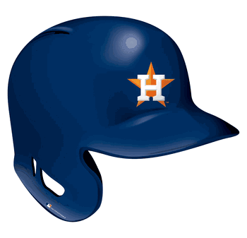Houston Astros 12in Authentic Helmet Sign