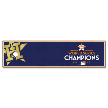 Houston Astros 2017 MLB World Series Champions Putting Green Mat - 1.5ft. x 6ft.