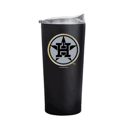 Houston Astros 20oz Foil Black Powder Coat Tumbler