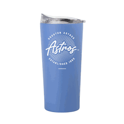 Houston Astros 20oz Retro Script Arctic Powder Coat Tumbler