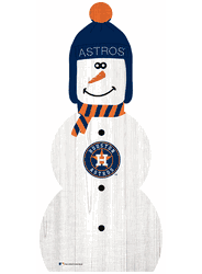 Houston Astros 31" Snowman Leaner