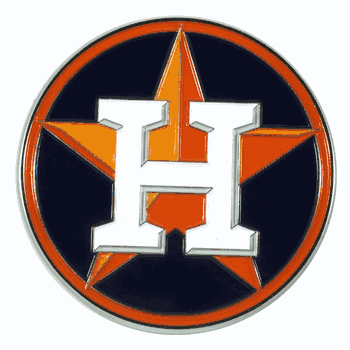Houston Astros 3D Color Metal Emblem