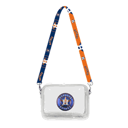 Houston Astros 3D Logo Clear Fanny Fan Purse
