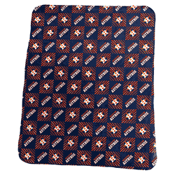 Houston Astros 50x60 Repeating Pattern Fleece Throw
