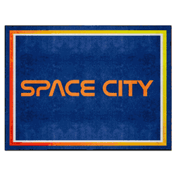 Houston Astros 8ft. x 10 ft. Plush Area Rug