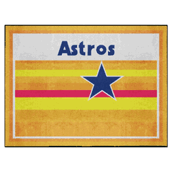 Houston Astros 8ft. x 10 ft. Plush Area Rug - Retro Collection