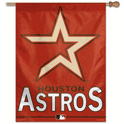 Houston Astros Banner 28x40 Vertical