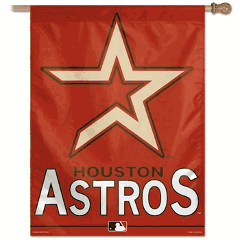Houston Astros Banner 28x40 Vertical