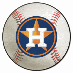 Houston Astros Baseball Rug - 27in. Diameter