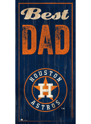 Houston Astros Best Dad 6x12 Sign