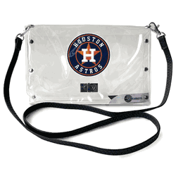 Houston Astros Clear Envelope Purse STRAP