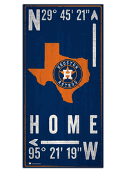 Houston Astros Coordinate 6x12 Sign