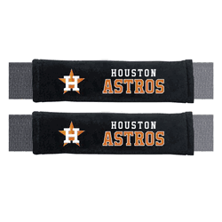 Houston Astros Embroidered Seatbelt Pad - 2 Pieces