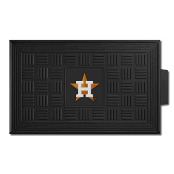 Houston Astros Heavy Duty Vinyl Medallion Door Mat - 19.5in. x 31in.