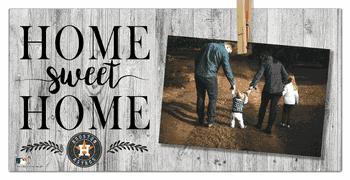 Houston Astros Home Sweet Home Clothespin 6x12