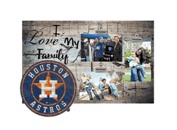 Houston Astros I Love my Family Clip Frame