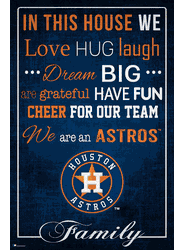 Houston Astros In This House 17x26