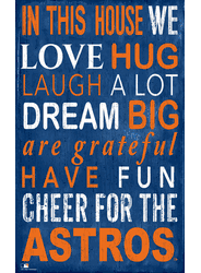 Houston Astros In This House Sign