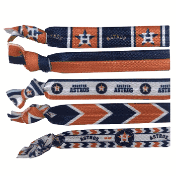 Houston Astros Knotted Hair Tie