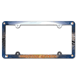Houston Astros License Plate Frame - Full Color