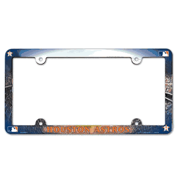 Houston Astros License Plate Frame - Full Color
