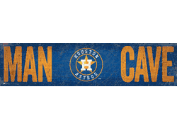 Houston Astros Man Cave 6x24 Sign