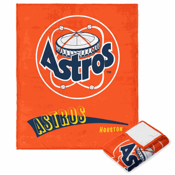 Houston Astros MLB CC Throwback Silk Touch Throw Blanket