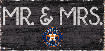 Houston Astros Mr. & Mrs. Sign