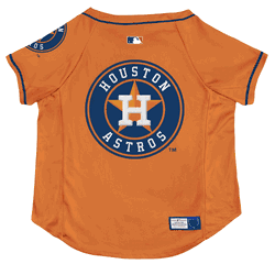 Houston Astros Pet Stretch Jersey  - Large