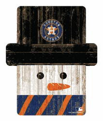 Houston Astros Snowman Ornament