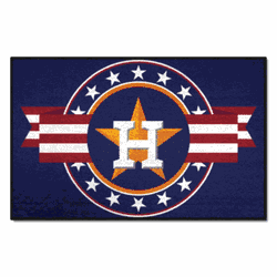 Houston Astros Starter Mat Accent Rug - 19in. x 30in. Patriotic Starter Mat