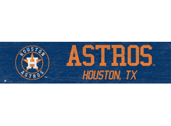 Houston Astros Team Name 6x24 Sign