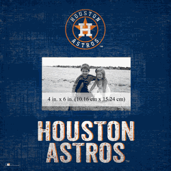 Houston Astros Team Name Frame 10"x10"